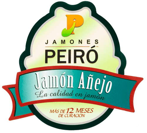 Etiqueta Jamón Añejo Jamones Peiro