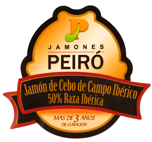 Etiqueta Jamón de Cebo de Campo Ibérico de Jamones Peiró